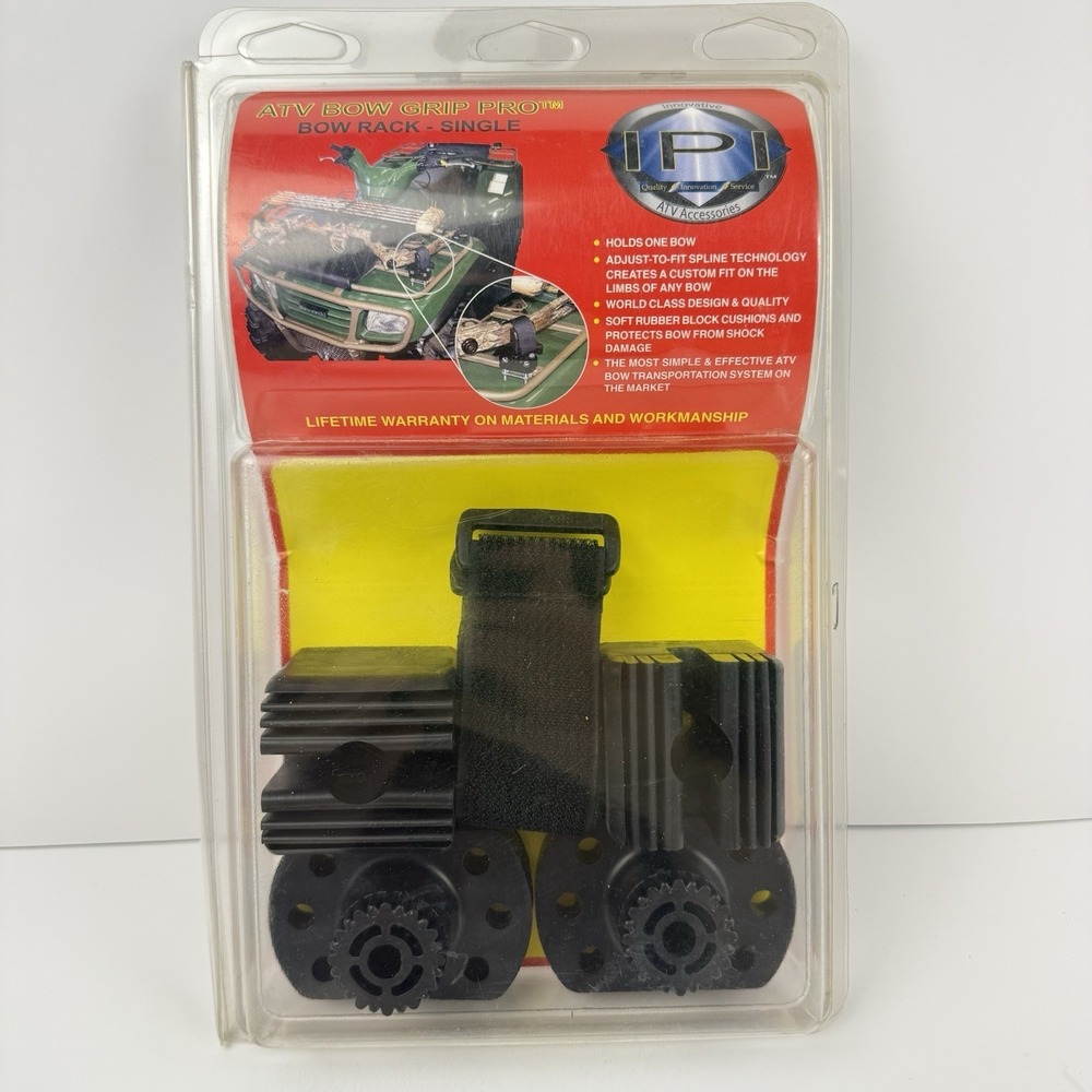 IPI ATV Bow Rack Grip Pro Single Archery Hunting Carry Mount Innovative Products